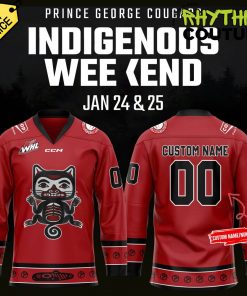 Prince George Cougars x 2025 Indigenous Weekend Limited Edition Jersey