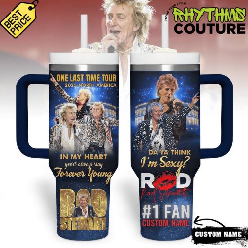 Rod Stewart One Last Time Tour 2025 Stanley Tumbler