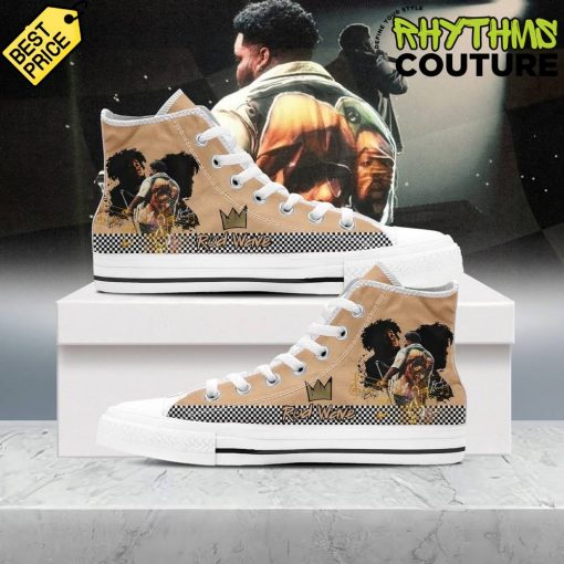 Rod Wave Crown High Top Canvas Shoes