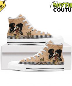 Rod Wave Crown High Top Canvas Shoes