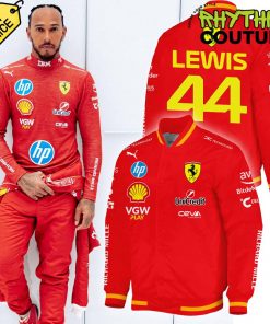 Scuderia Ferrari F1 Racing Lewis Hamilton Limited Edition Bomber Jacket