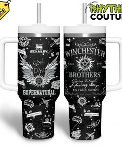 Supernatural Winchester Brothers Black Stanley Tumbler