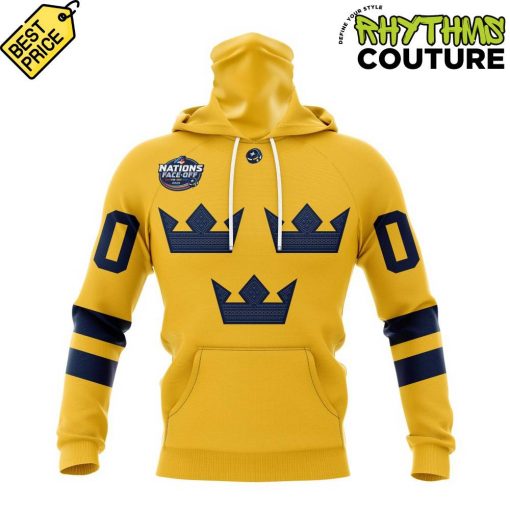 Sweden National Ice Hockey Team 4 Nations Face-Off 2025 Hoodie