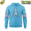 Tennessee Titans Oilers Throwback Alternate Logo Club TriBlend Hoodie