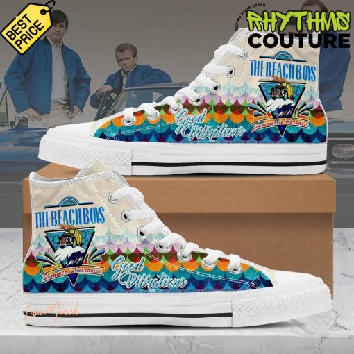 The Beach Boys Good Vibrations High Top Canvas Shoes