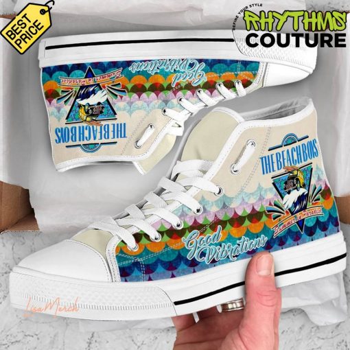 The Beach Boys Good Vibrations High Top Canvas Shoes