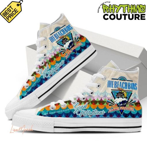 The Beach Boys Good Vibrations High Top Canvas Shoes