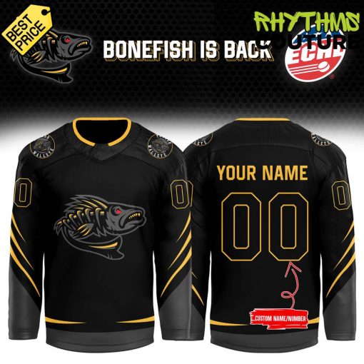 Toledo Walleye Bonefish is BACK 2024/2025 Limited Edition Hockey Jersey