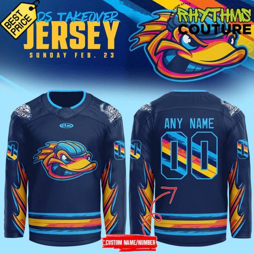 Toledo Walleye Kids Takeover Special Edition Hockey Jersey