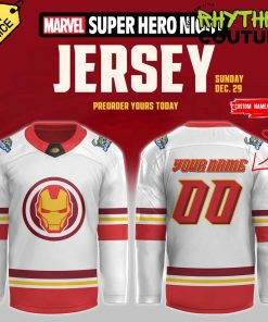 Toledo Walleye x Marvel Super Hero Night Hockey Jersey