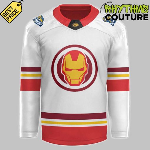 Toledo Walleye x Marvel Super Hero Night Hockey Jersey