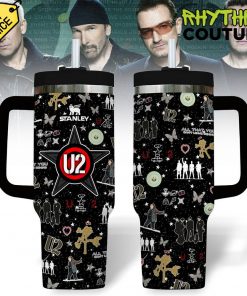 U2 Band Black Stanley Tumbler