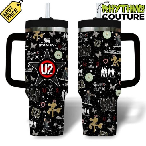 U2 Band Black Stanley Tumbler