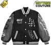 UFC 311 Los Angeles Limited Edition Black Baseball Jacket