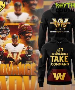 Washington Commanders 2024 NFL Playoffs Take Command Hoodie