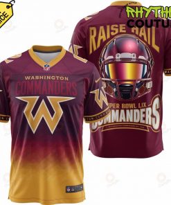 Washington Commanders “Raise Hail” Super Bowl LIX Champs Jersey