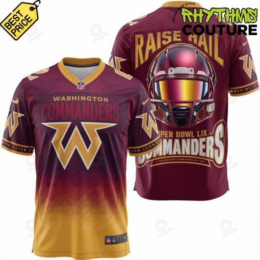 Washington Commanders “Raise Hail” Super Bowl LIX Champs Jersey