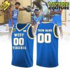 West Virginia Mountaineers Basketball Jerry West 44 Basketball Jersey