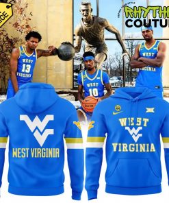 West Virginia Mountaineers Basketball Jerry West 44 Hoodie