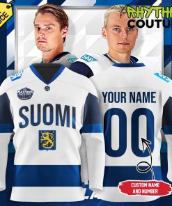 Finland National Ice Hockey Team 4 Nations Face-Off 2025 Hockey Jersey