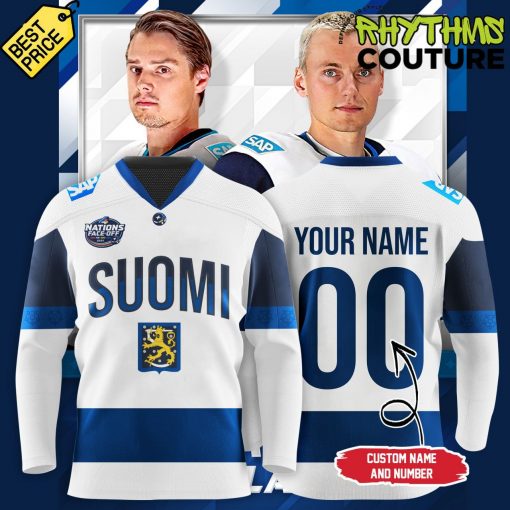 Finland National Ice Hockey Team 4 Nations Face-Off 2025 Hockey Jersey