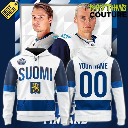 Finland National Ice Hockey Team 4 Nations Face-Off 2025 Hoodie