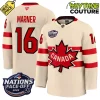 Canada Ice Hockey 4 Nation Face-Off Champions Mitch Marner #16 Hockey Jersey