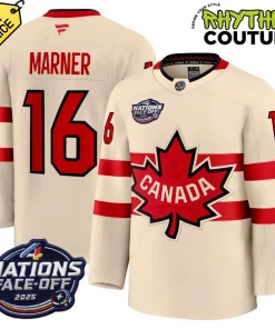 Canada Ice Hockey 4 Nation Face-Off Champions Mitch Marner #16 Hockey Jersey