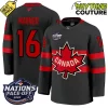 Canada Ice Hockey 4 Nation Face-Off Champions Mitch Marner #16 Hockey Jersey