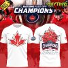 Canada 4 Nations Face-Off 2025 Champions Red Tee