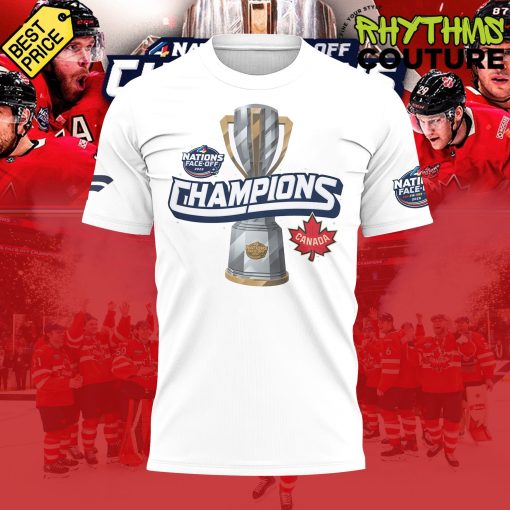 Canada Ice Hockey 4 Nations Face-Off 2025 Champions Shirt