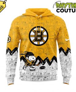 Boston Bruins 75th Anniversary of Peanuts Hoodie