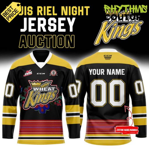 Brandon Wheat Kings Louis Riel Night Hockey Jersey