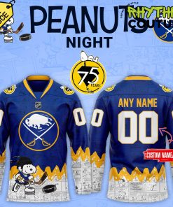 Buffalo Sabres 75th Anniversary of Peanuts Special Jersey