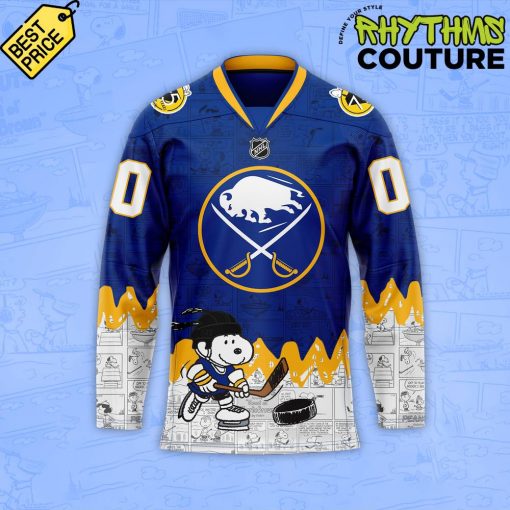 Buffalo Sabres 75th Anniversary of Peanuts Special Jersey