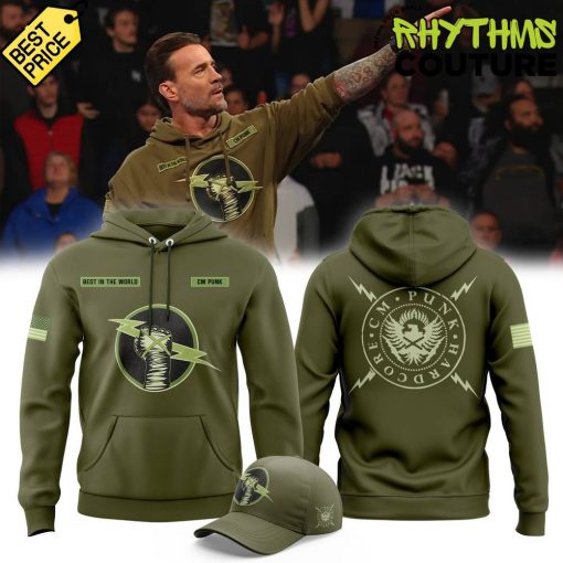 CM Punk “Best in the world” Special Forrest Green Hoodie