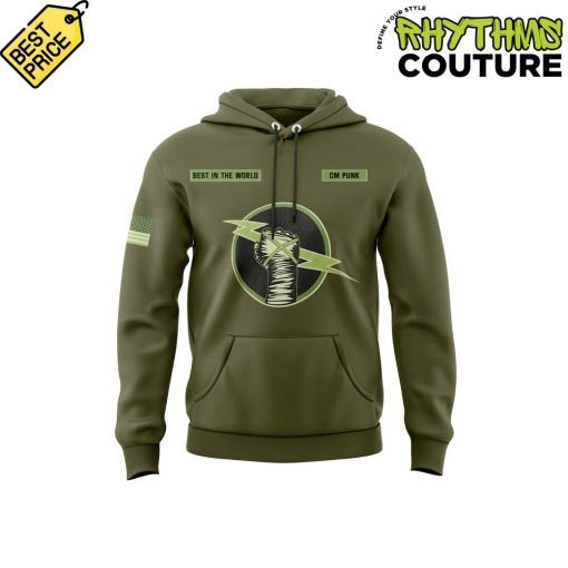 CM Punk “Best in the world” Special Forrest Green Hoodie