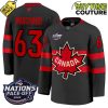 Canada Ice Hockey 4 Nation FaceOff Champions Brad Marchand 63 Hockey Jersey