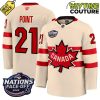 Canada Ice Hockey 4 Nation FaceOff Champions Brayden Point 21 Hockey Jersey