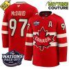 Canada Ice Hockey 4 Nation Face-Off Champions Jordan Binnington #50 Hockey Jersey