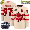 Canada Ice Hockey 4 Nation FaceOff Champions Connor McDavid 97 Hockey Jersey