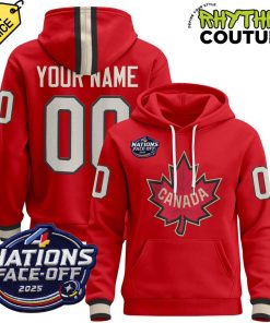 Canada Ice Hockey 4 Nation Face-Off Champions Personalized Hoodie