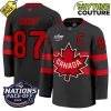 Canada Ice Hockey 4 Nation FaceOff Champions Sidney Crosby 87 Hockey Jersey