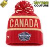 Canada National Ice Hockey Team 4 Nations FaceOff 2025 Knit Hat