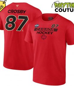 Canada Sidney Crosby 2025 4 Nations Face-Off Red Shirt