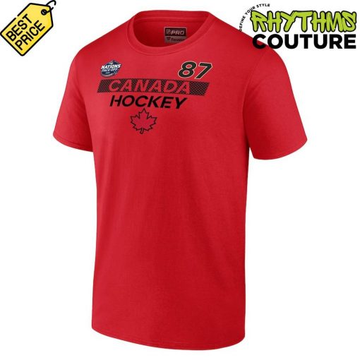 Canada Sidney Crosby 2025 4 Nations Face-Off Red Shirt