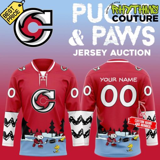 Cincinnati Cyclones x Pucks and Paws 2025 Hockey Jersey