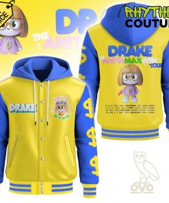 Drake The Anita Max Win Tour Hooded Baseball Jacket