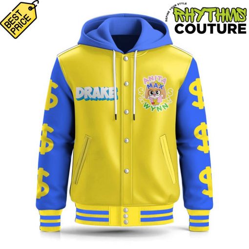 Drake The Anita Max Win Tour Hooded Baseball Jacket