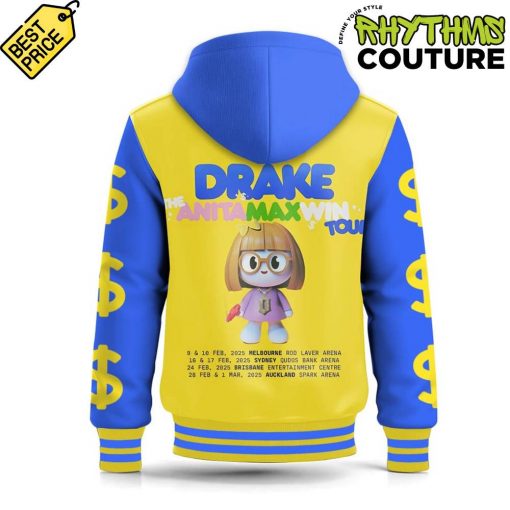 Drake The Anita Max Win Tour Hooded Baseball Jacket